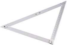 24" Professional Builders Folding Angle Floor Measuring Square Ruler Aluminium