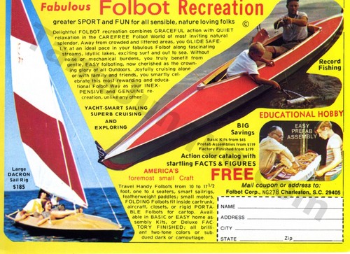 1978 folbot folding - folbot, kayak