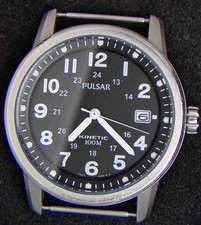 Pulsar Military Black Dial
