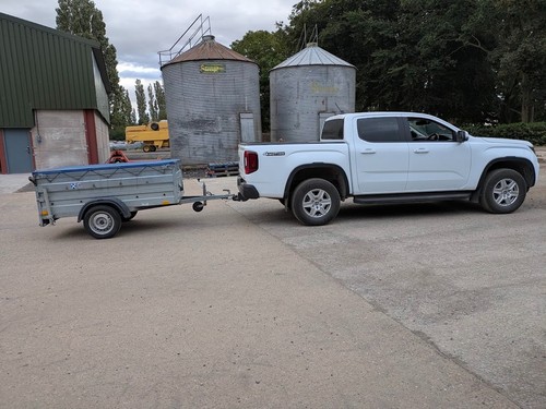 Unbraked 750kg trailer double - unbraked,