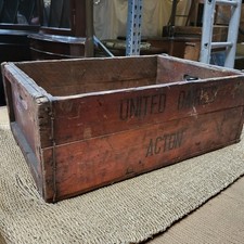Vintage Wooden United Dairies