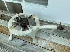 Vintage cast iron - iron, cream
