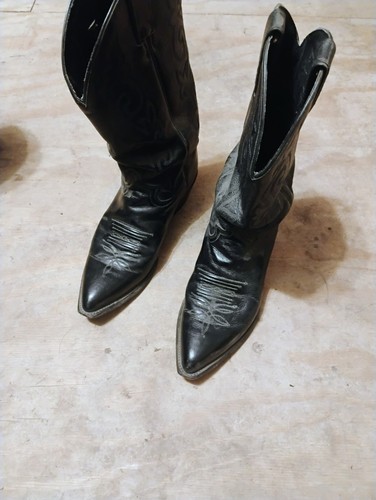 Men justin black cowboy - men's,