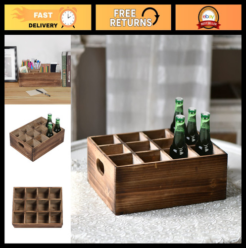 Rustic wooden storage crate - rustic,