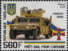 War in Ukraine - M998 Humvee HMMWV Multipurpose Vehicle Truck Stamp (2022 Togo)