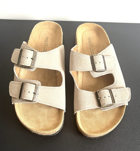 Suede leather double - m&s,