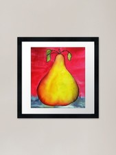The Pear Framed Art Print