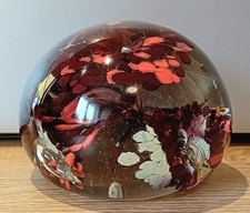 Vintage Paperweight Red