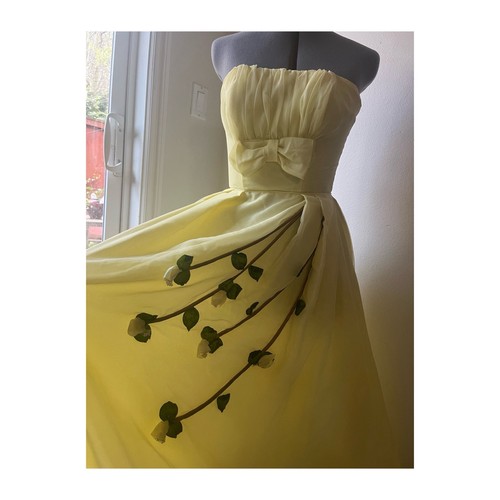 Vintage 50s sunny yellow - vintage,