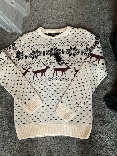 Mans xmas jumper new with - new,