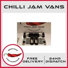 VW Transporter T5 T6.1 Kombi Rear Seat Floor Brackets 2 +1 Quick Release & Belts