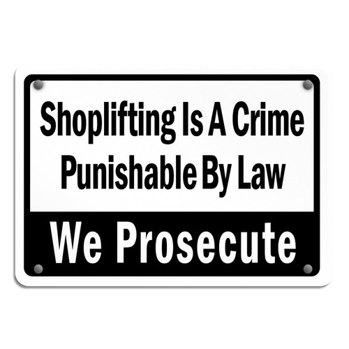 Horizontal metal sign - metal,