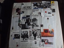 FRANK SINATRA - MAGAZINE CUTTINGS COLLECTION -  CLIPPINGS, ADVERTS, PHOTOS X61.