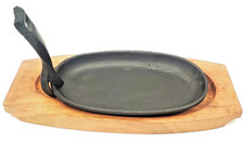 CAST IRON SIZZLER PLATTER &