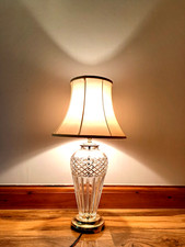Vintage Waterford Crystal Belline Table Lamp 220V Wired Connection Unique Glass