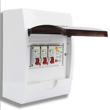 2 Way Garage Consumer Unit – 40A 30mA RCD + 6A & 16A MCBs