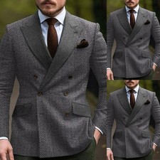 Mens Tweed Herringbone Party