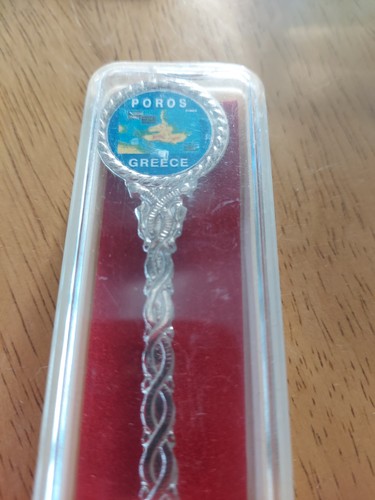 Souvenir teaspoon poros greece - souvenir,