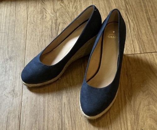 Espadrille wedge court shoes - espadrille,