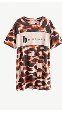 TED BAKER LEOPARD NIGHT T SHIRT SIZE 14 NEW