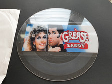 OLIVIA NEWTON JOHN JOHN TRAVOLTA GREASE SANDY 12" VINYL RECORD PICTURE DISC EX