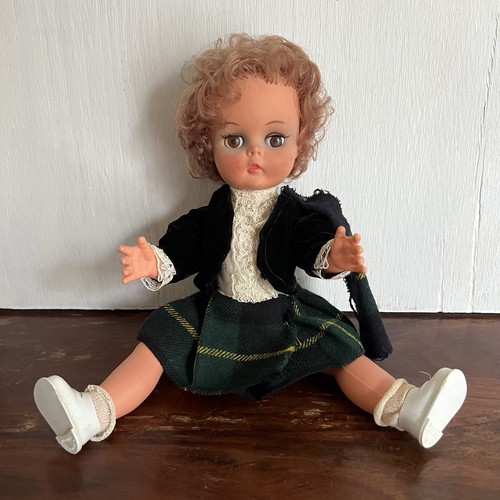 Vintage doll by - doll, 13”