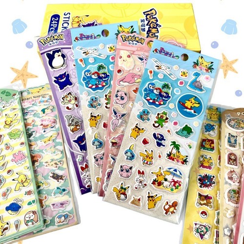 Pokemon puffy stickers sheet - puffy, 5
