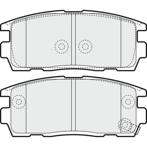 Brake pads set for - set, vauxhall