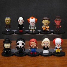 10Pcs 2.2'' Horror Movie Halloween Bride of Chucky Action Figure Model Doll Toys