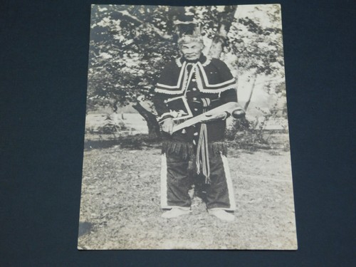 C1907 big canoe rppc native - rppc,
