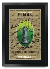 Leeds United 1972 A3 Framed FA
