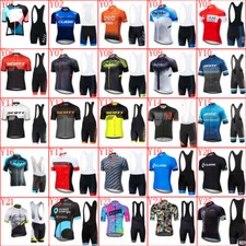 Men Cycling Jersey Bib Shorts