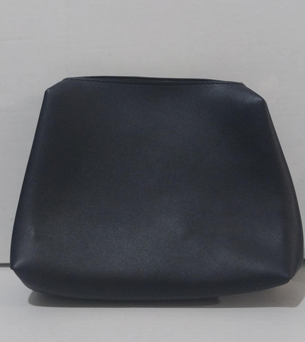 Black genuine leather zip - genuine,