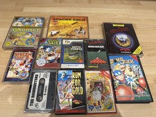 11 x Commodore 64 C64 Cassette Tape Games Bundle / Job Lot : Untested - set 2