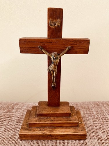 Antique vintage crucifix jesus - vintage,