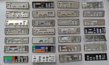 Various Assorted ATX Motherboard I/O Shields Backplates - Choose By Letter