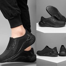 Men Chef Black Shoes In