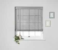 Argos Home Elliott 50mm Wooden Tape Venetian Blind - Grey