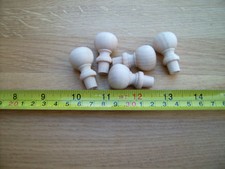 8x Birch Hardwood clock finials / feet  (4 pair) #5
