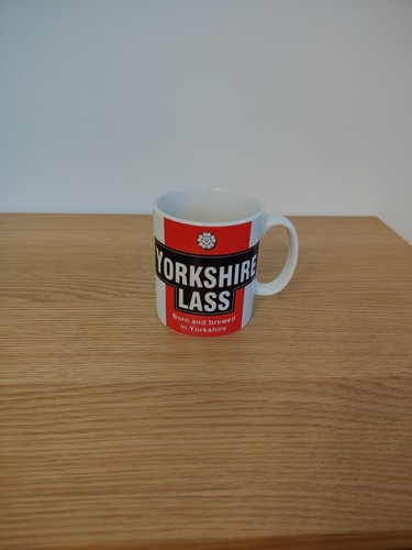 Yorkshire tea lass mug humor - tea,
