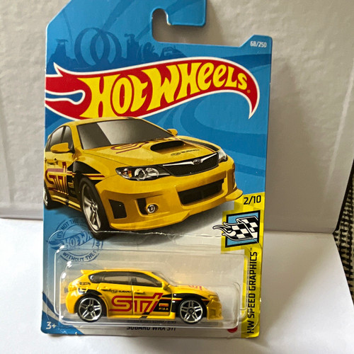 Hot wheels subaru wrx sti - sti, 1:64