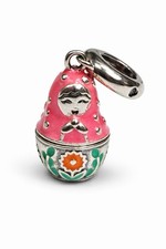 Matryoshka Egg Charm 925