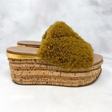 Chloe Shearling Fur Platform