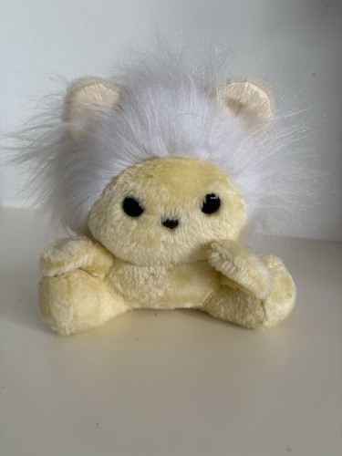 Vintage plush lion yellow - lion,