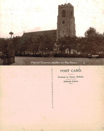 Vintage postcard parish - vintage,