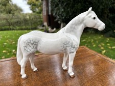 Vintage Beswick England White/Grey Dappled ‘Connemara’ Pony