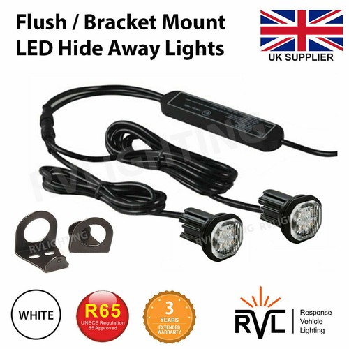Led white hideaway lights - white,