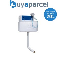 Tavistock Vortex Slimline Concealed Dual Flush WC Toilet Cistern + Button