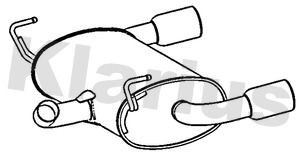 Klarius fe1195h muffler - klarius,
