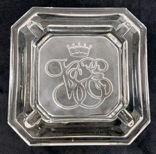 VSOE Ashtray Venice Simplon Orient Express Glass 11cm Vintage Railwayana